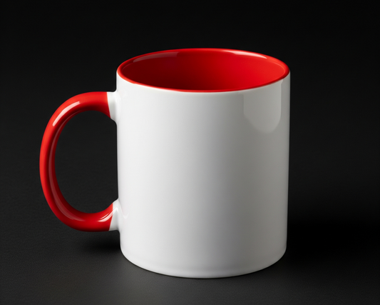 Personalisierbare Fototasse – Rot