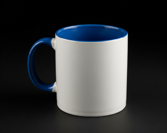 Personalisierbare Fototasse – Blau