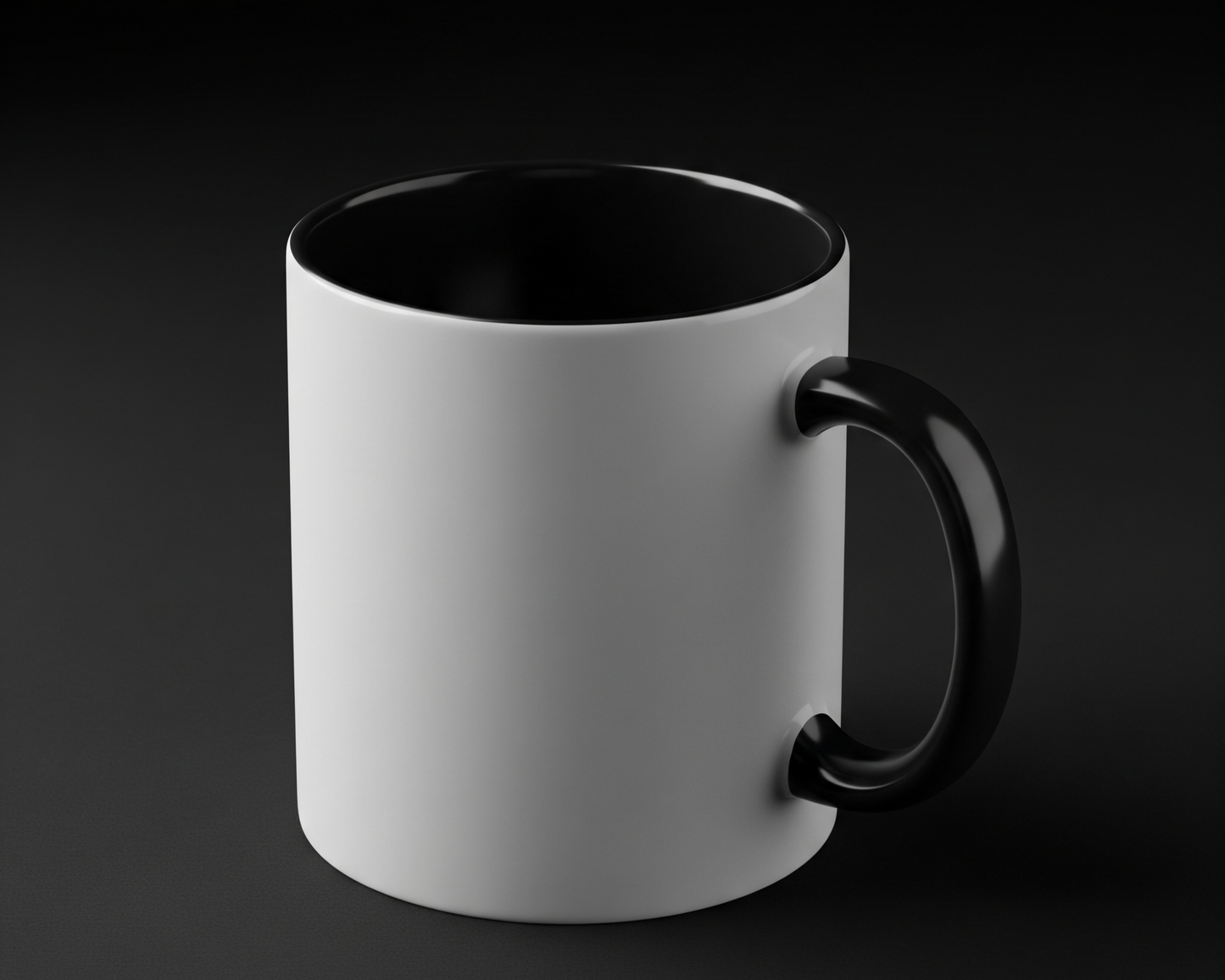 Personalisierbare Fototasse – Schwarz