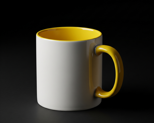 Personalisierbare Fototasse – Gelb