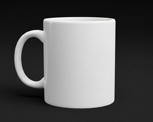 Personalisierbare Fototasse – Weiß